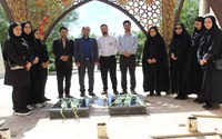 برگزاری مراسم غبارروبی مزارشهدای گمنام به مناسبت سالگرد شهادت شهدای خدمت